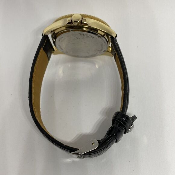 Fossil Cecile AM4510 Women's Black Leather Analog Dial Quartz Wrist Watch XR920 - Picture 11 of 12